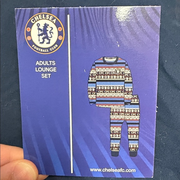 Chelsea FC Holiday Pajamas / Lounge Set - Picture 2 of 4